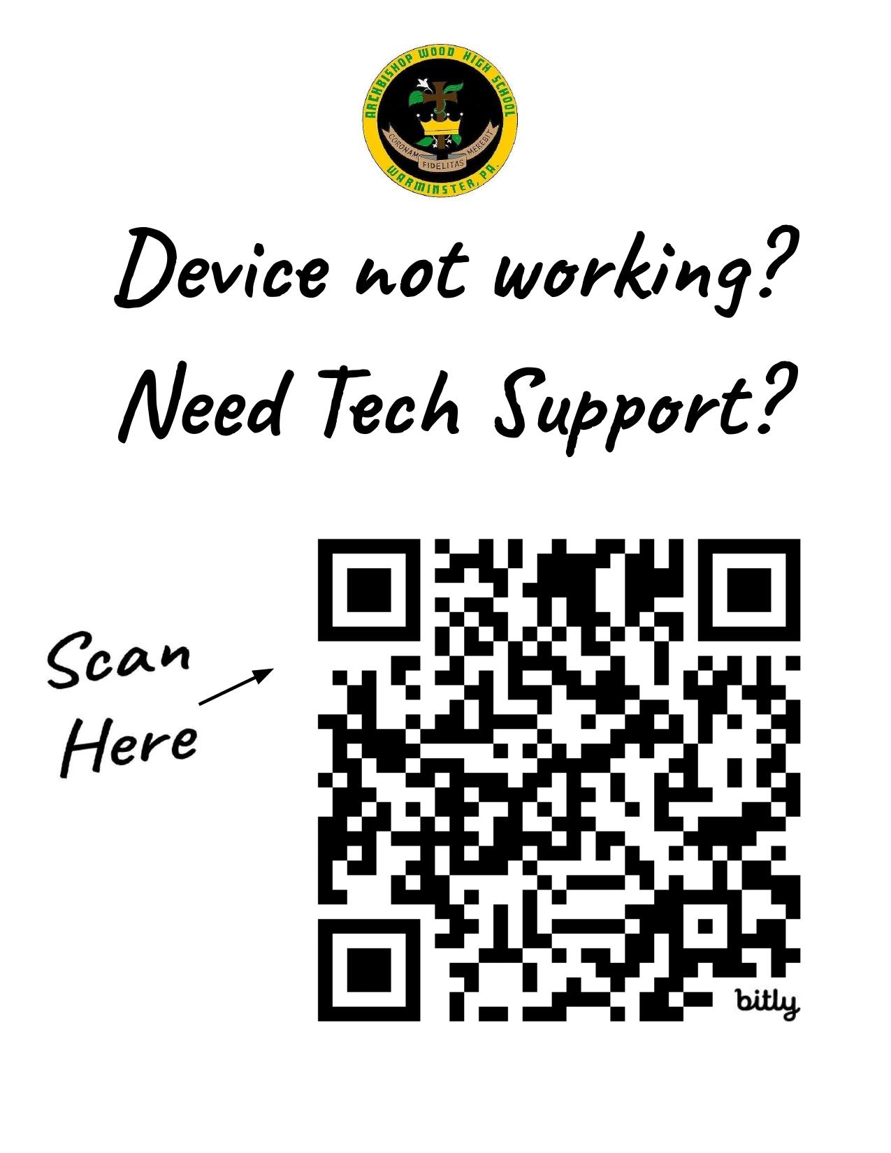 Tech Support QR Code